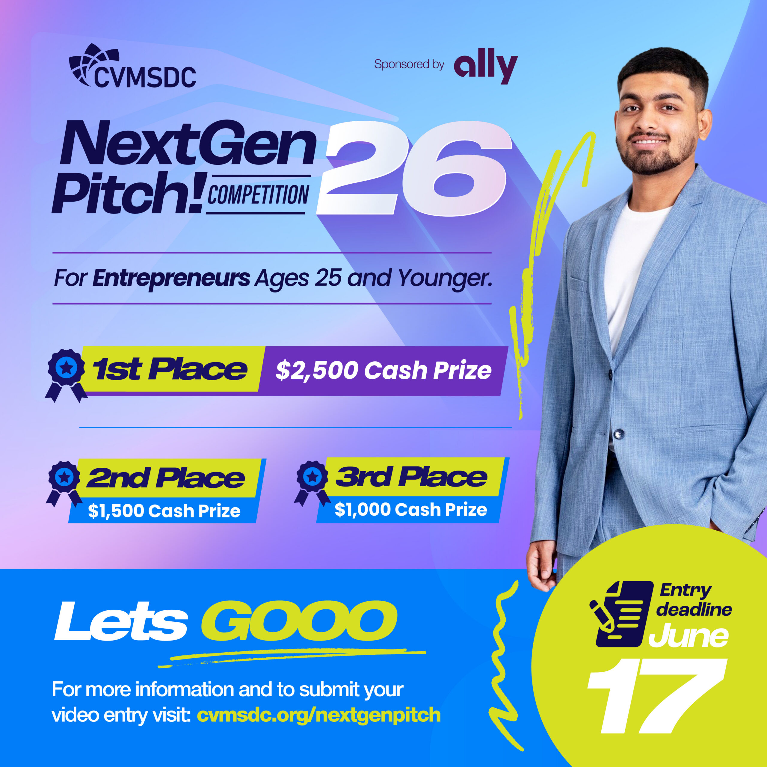 NextGen Pitch! 2026 - Hosted by CVMSDC & Ally Bank
